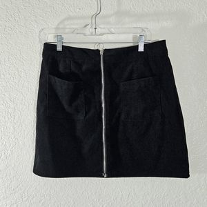 Shein Black Cordory Skirt